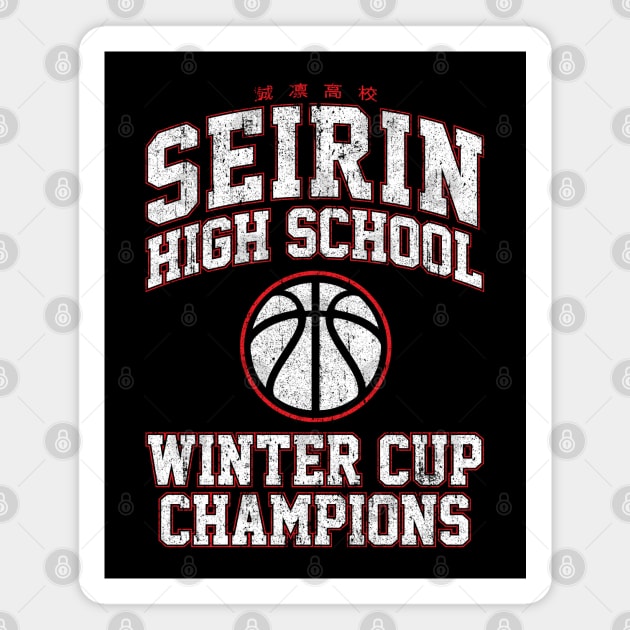 Seirin High School Winter Cup Champions Magnet by huckblade